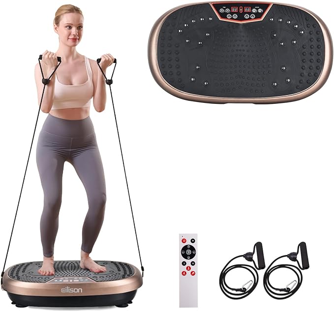 Vibration Plate Rose Gold